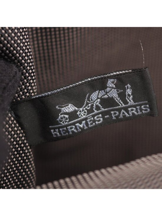 Hermes Backpack Her Line a Dos MM Gray Canvas main image 7
